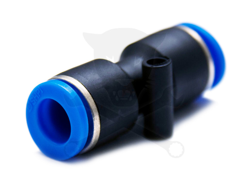 Levegős csatlakozó műanyag csőhöz, toldó elem 6 mm