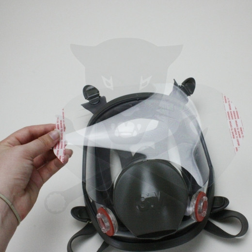 Szűrő álarc -légzésvédő teljesálarc-hoz Látómező Védőfólia 1 db-os 3M