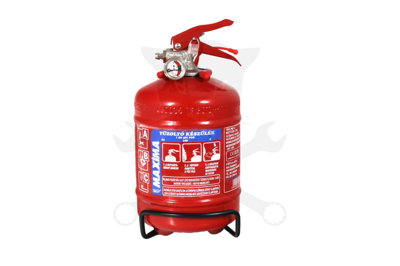 Porral oltó tűzoltókészülék 1 kg-os órás
