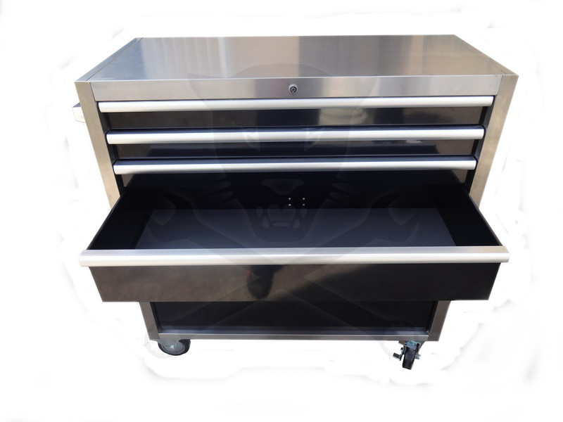 Szerszámos kocsi 6 fiókos görgős ROZSDAMENTES -tálcáshoz alkalmas