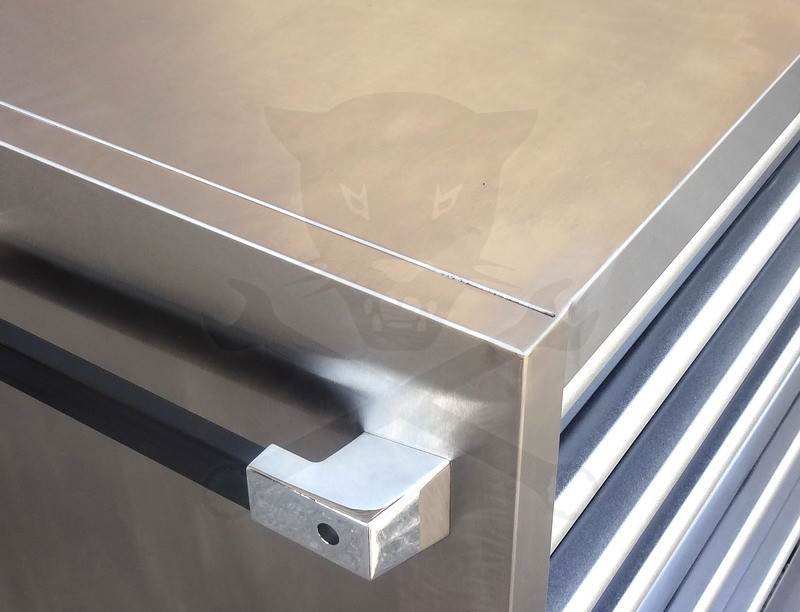 Szerszámos kocsi 6 fiókos görgős ROZSDAMENTES -tálcáshoz alkalmas