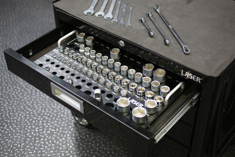 Dugókulcs tartó tálca - fiókba helyezhető - crowafej rendező 105 hely