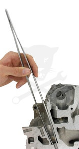 Csipesz 350 mm - extra nagy, erős-széles orrú pofa - rozsdamentes acél