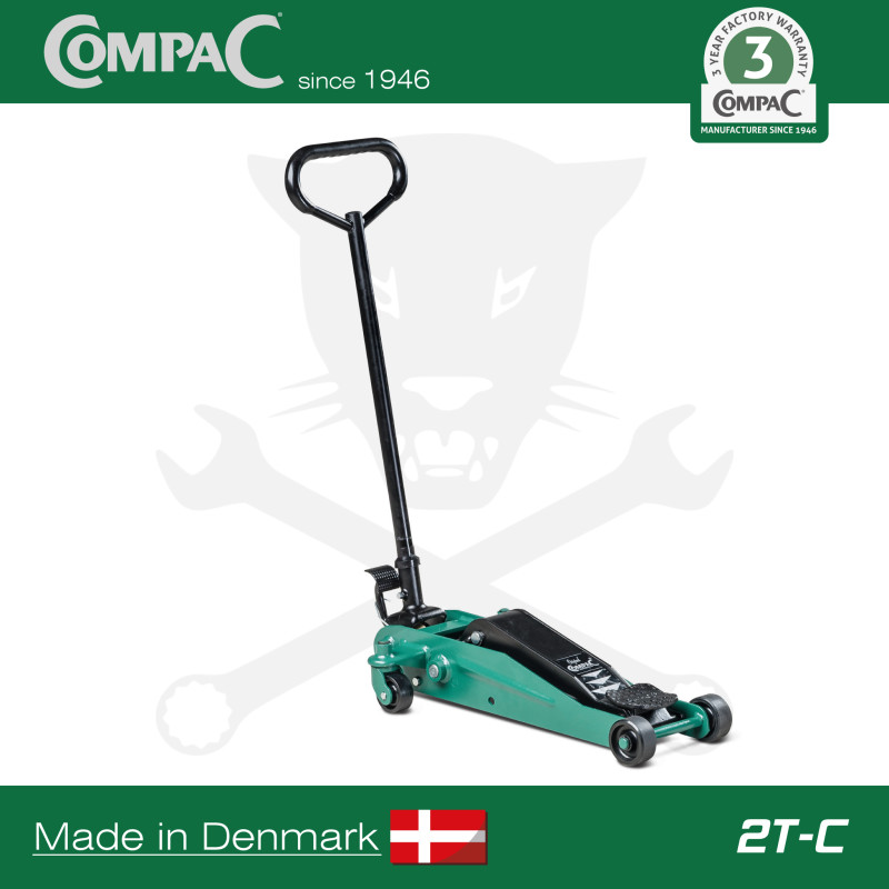 Emelő padló 2 T krokodil - alacsony 80 - 500 mm - Compac BF22