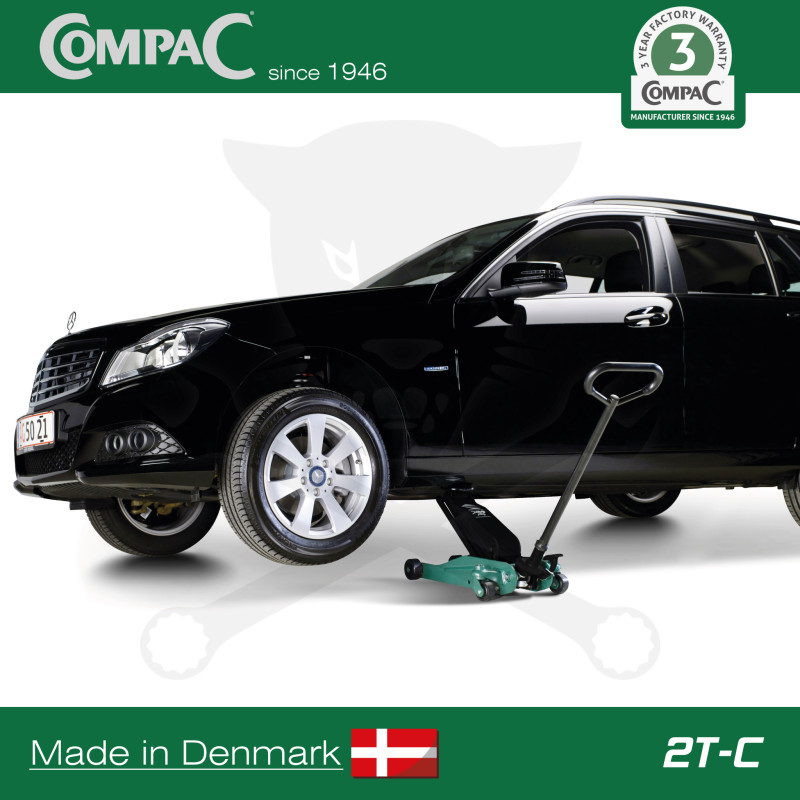 Emelő padló 2 T krokodil - alacsony 80 - 500 mm - Compac BF22