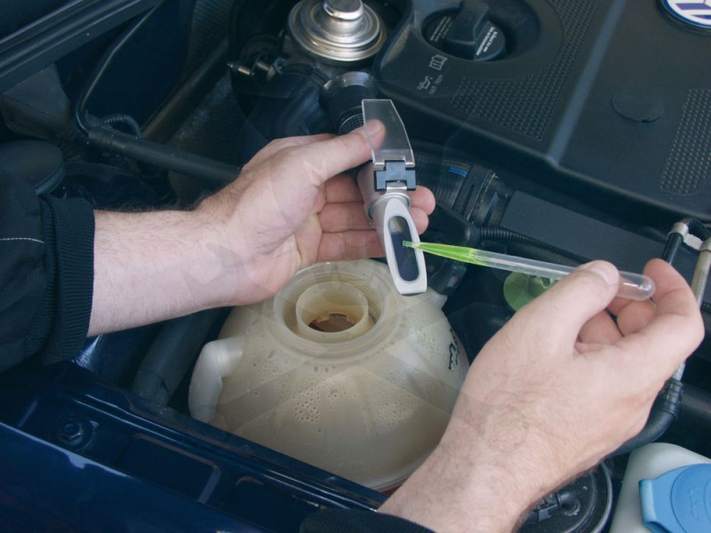 Refraktométer-fagyálló, akkusav, ablakmosó, AdBlue folyadékmérő Beta