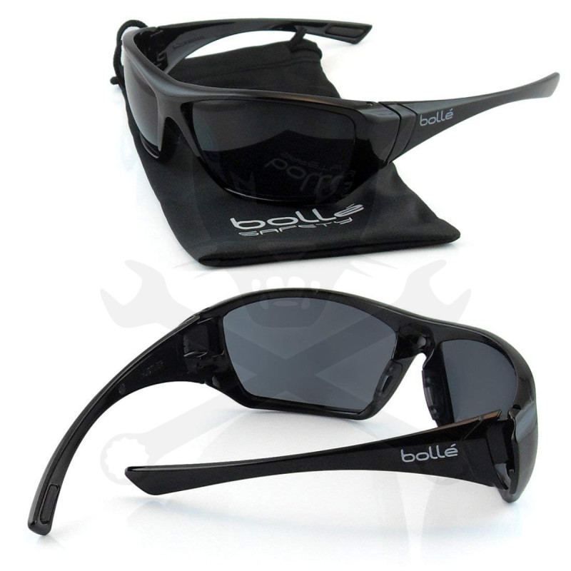 Védőszemüveg Bollé Hustler füstszínű, napszemüveg fazon