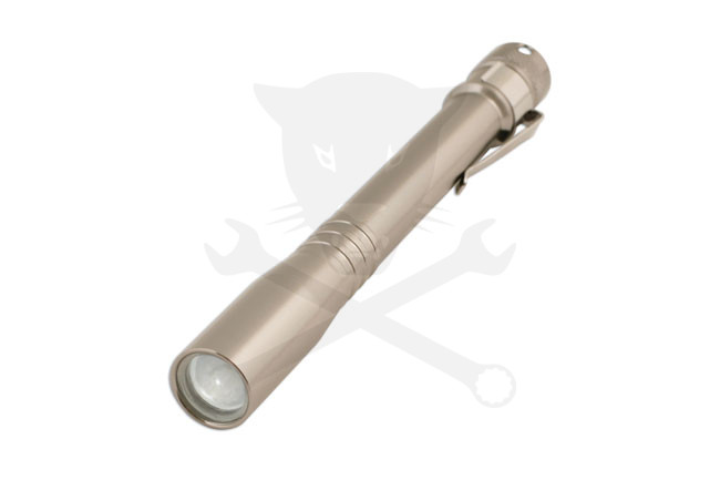 Elemlámpa LED toll alakú 2 db AAA elemmel - Alumínium - TS20