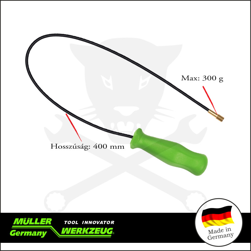 Mágnes flexibilis 5 mm - 400 mm - MÜLLER