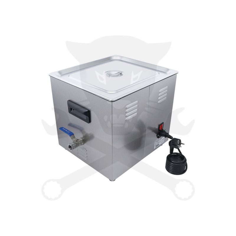 Ultrahangos tisztító berendezés 15 liter 360W + fűtés 400W - BGS