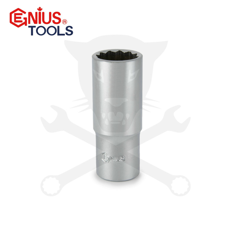 Dugókulcs - crowafej 3/8" 12 lap hosszú 11 mm Genius