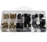 Fém lemezanya és csavar készlet 170 db BGS