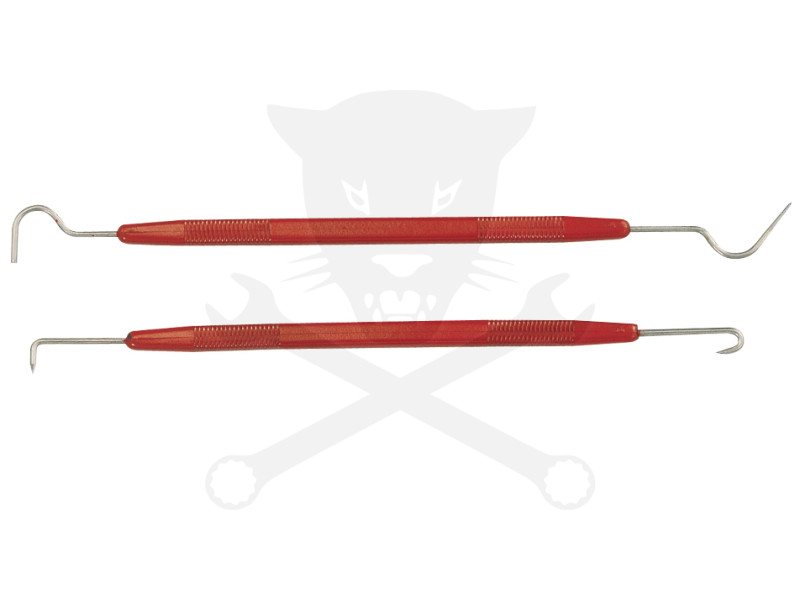 Tömítés kiszedő-kaparó szerelőkampó készlet 2 db-os műanyag nyél Genius