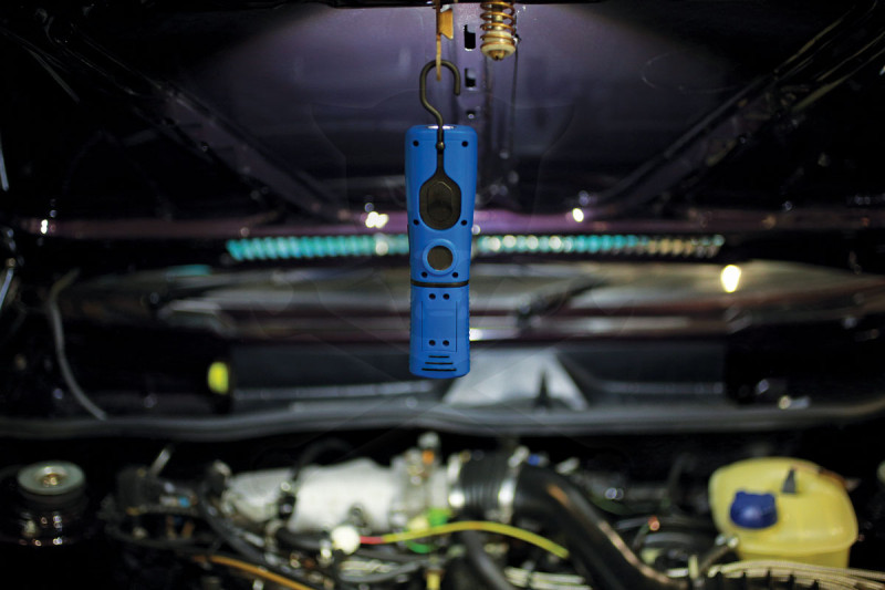 Szerelőlámpa LED 01 COB ledes 3W+1W UV lámpa +dokkoló -TS20