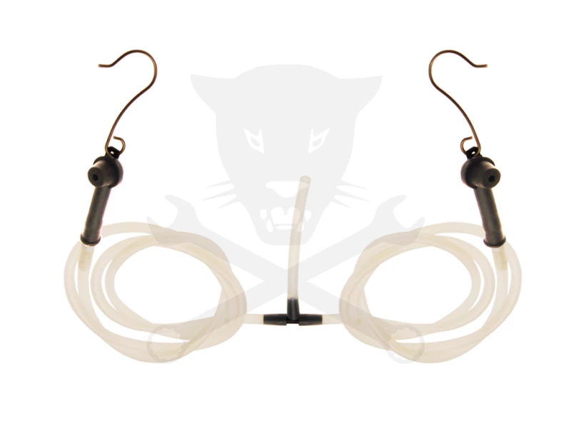 Féklégtelenítő kannához dupla tömlő adapter 1060 mm - BGS