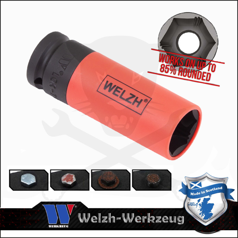 Légkulcsfej 1/2" alufelnihez 21 mm Lok-Typ - Welzh