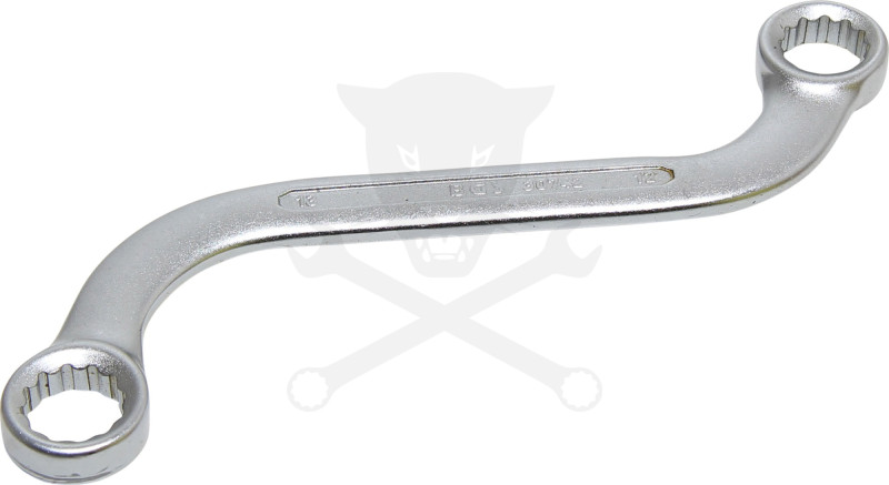 Csillag-csillagkulcs S-alakú 12x13 mm - BGS