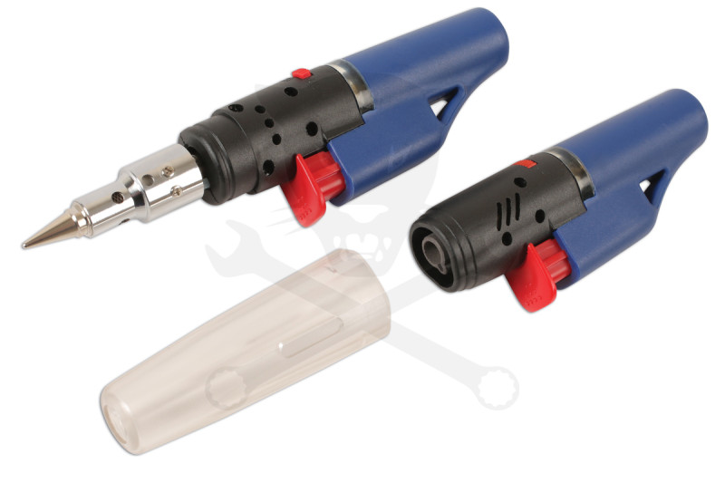 Forrasztópáka - gázpáka piezos + gázos zsugorcső melegítő 2 db-os készlet