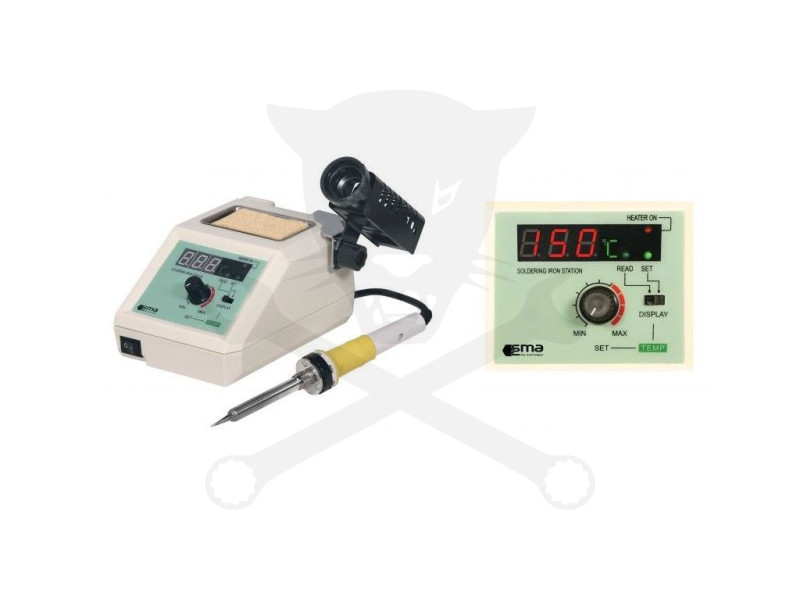 Forrasztópáka állomás 48 W 230 V-os LCD kijelző