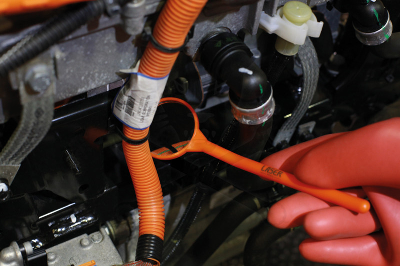 Tükör 50 mm 1000V VDE szigetelt enyhén hajlított kiv. 170 mm Hybrid