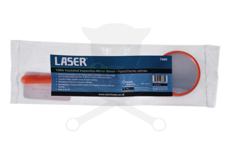 Tükör 50 mm 1000V VDE szigetelt enyhén hajlított kiv. 170 mm Hybrid