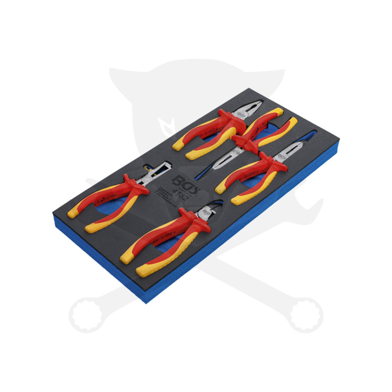 Tálcás BGS fogó készlet 5 db-os BGS 1/3 - EVA tálcás