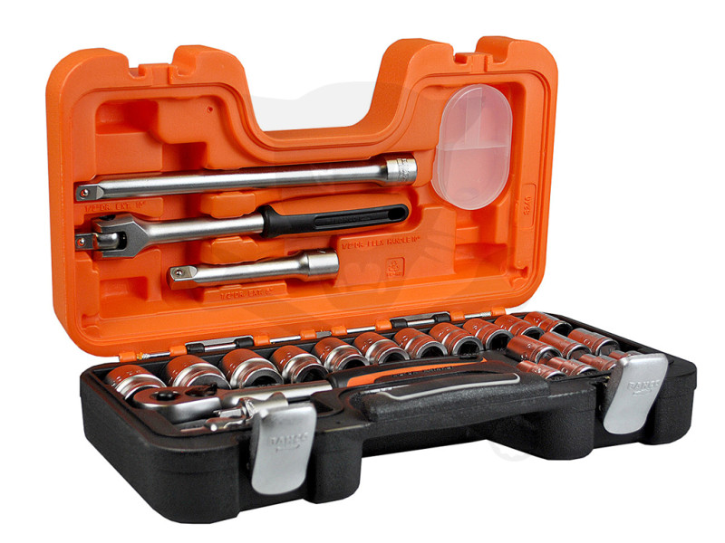 Dugókulcs készlet 1/2" 6 lap 10-32 mm 24 db-os Bahco