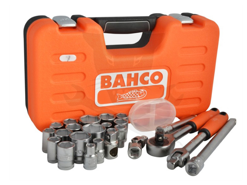 Dugókulcs készlet 1/2" 6 lap 10-32 mm 24 db-os Bahco
