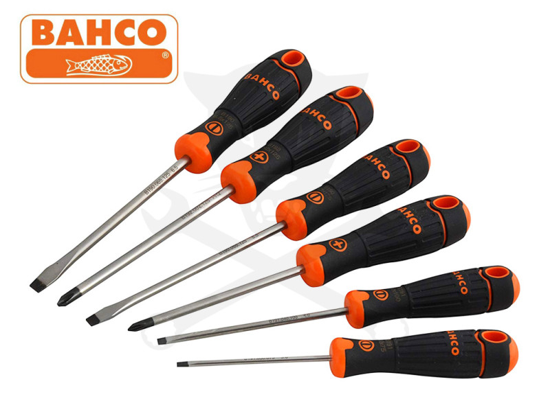 Csavarhúzó készlet - 6 részes - műanyag tálcában - Bahco