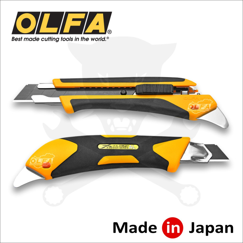 Vágókés OLFA 18 mm törh.penge, automata rögz. - fémfüles XD