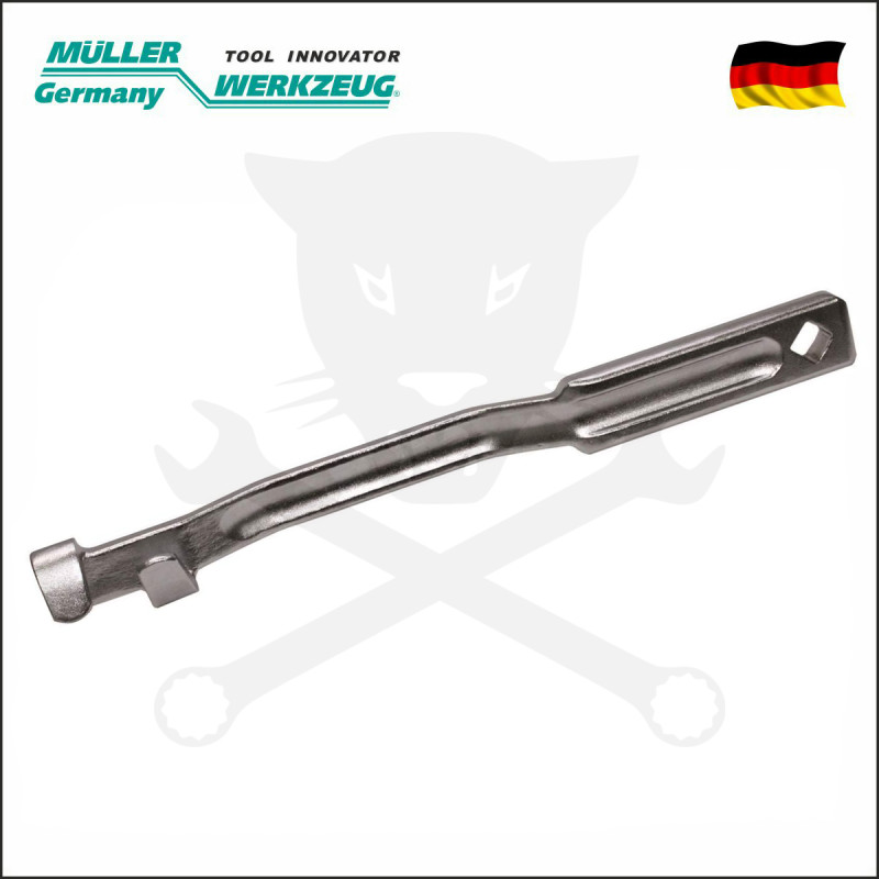 Csillag-villáskulcs HOSSZABBÍTÓ-SZÁR 1/2" - 340 mm - MÜLLER
