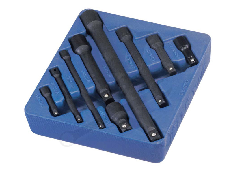 Tálcás Genius toldószár, gépi készlet 9 db-os 1/4 + 3/8 + 1/2" - 1/6