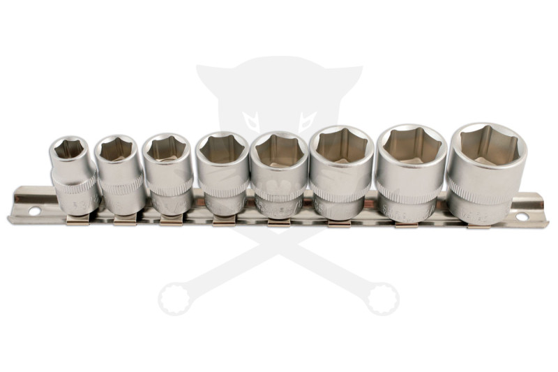 Dugókulcs - crowafej készlet 3/8" 6 lapú COLOS AF 8 db-os 3/8"- 13/16"