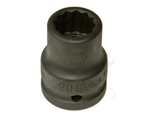 Légkulcsfej 3/4" 12 l.n. 21-es Genius