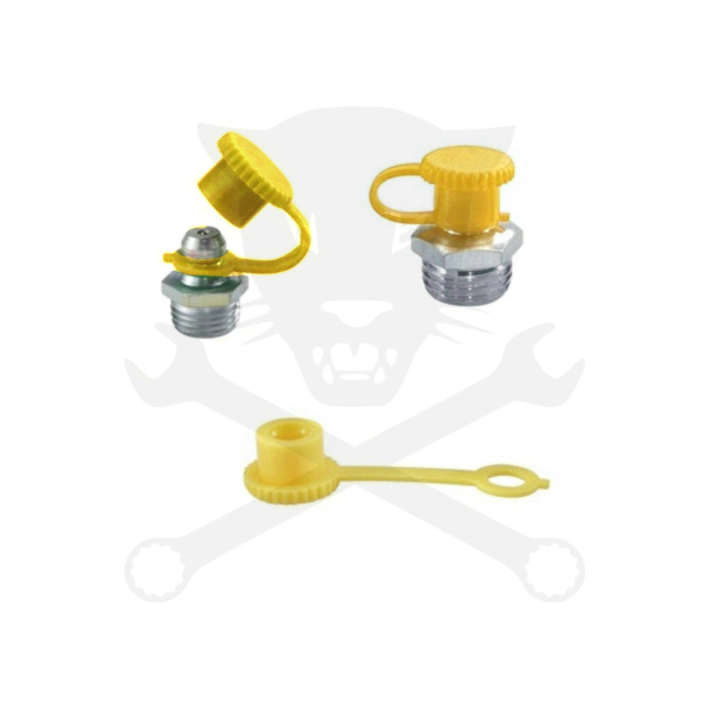 Zsírzógomb-kupak, porvédő, száras - sárga