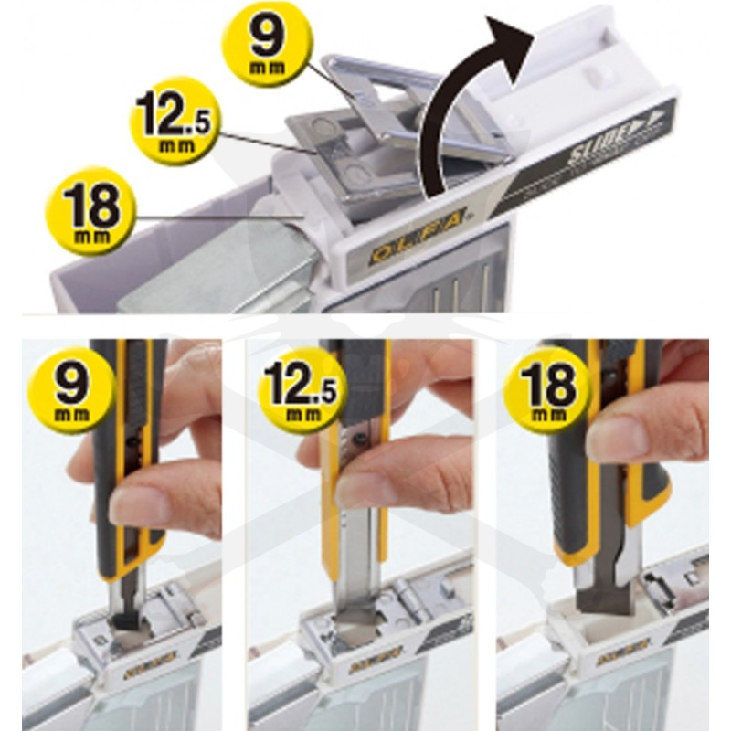 Pengetörő doboz OLFA profi - szürke