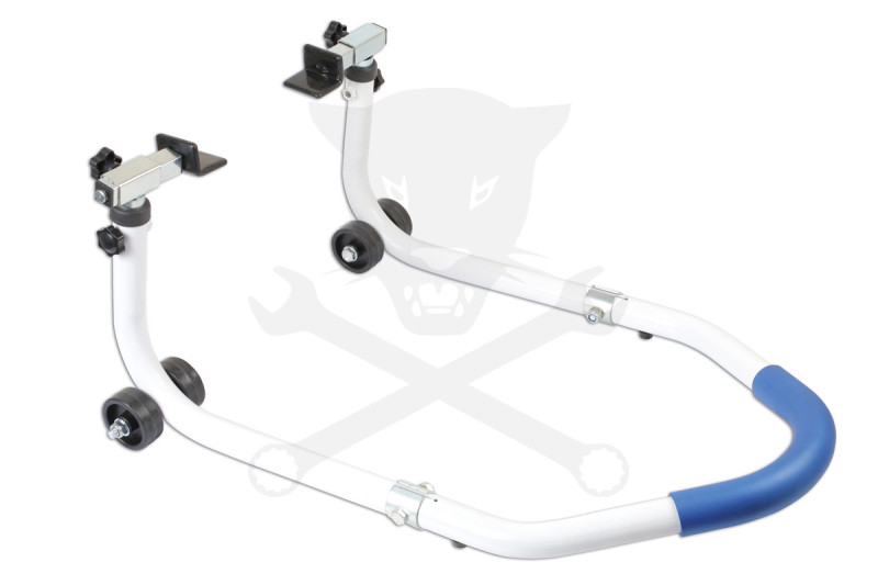 Motorkerékpár alátámasztó 2:1-ben első+hátsó 200 kg-os teherbírás