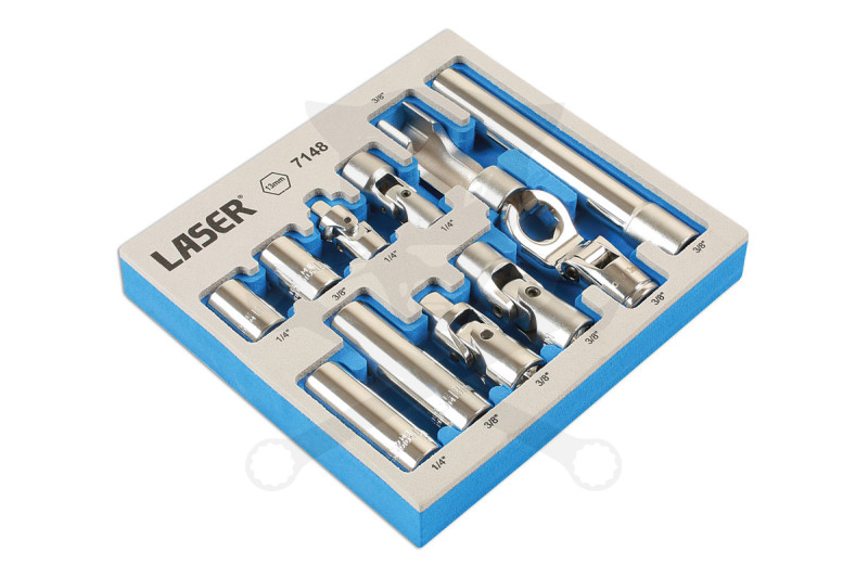 Dugókulcs és adapter készlet 13 mm, 1/4" - 3/8" -AT18