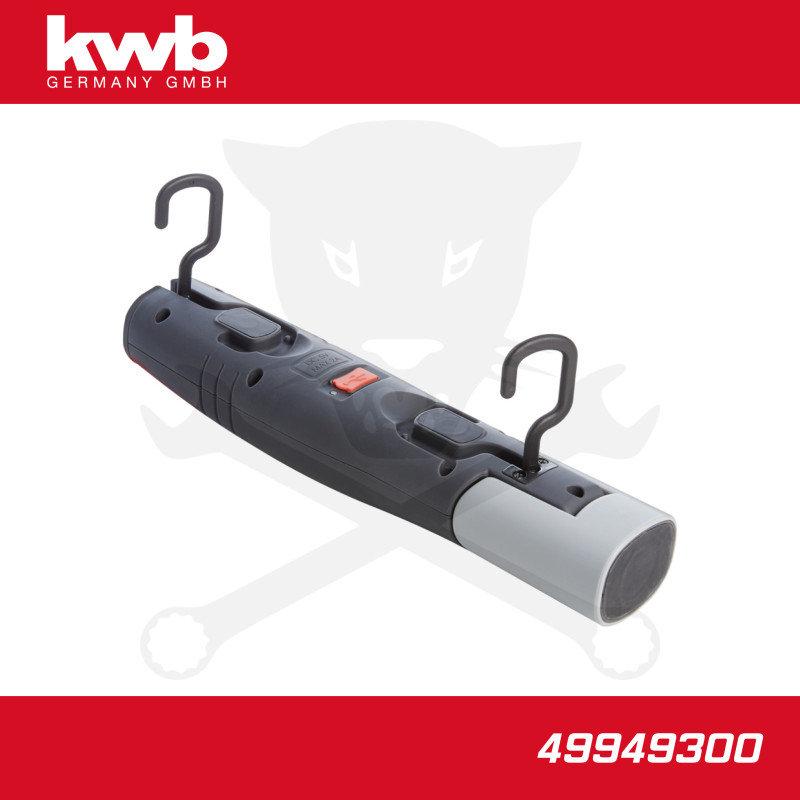 Szerelőlámpa LED 01 COB + 1 ledes dönthető akkus 422 lm - KWB