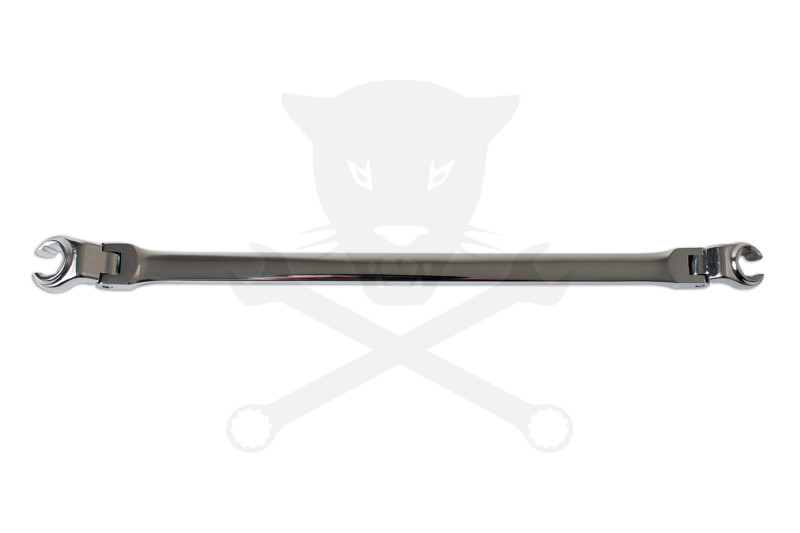 Fékcsőkulcs 08x09 mm csuklós, extra hosszú 290 mm - Laser -TS20