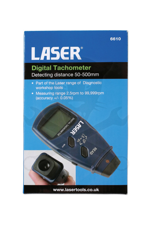Digitális fordulatszámmérő - Laser Tools