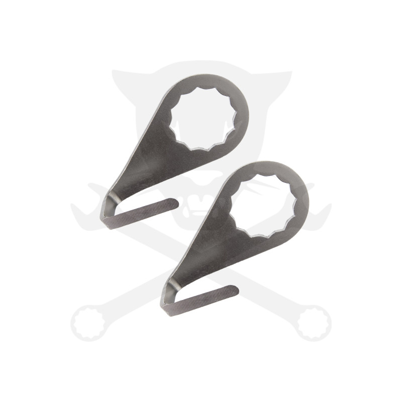 Szélvédőkivágó kés BGS "U" alakú egyenes 2 db-os 24x2 mm