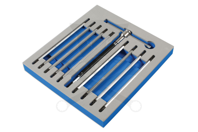 T-alakú csavarhúzó 12 db-os készlet, Torx, Imbusz, PH, PZ -AT18 -