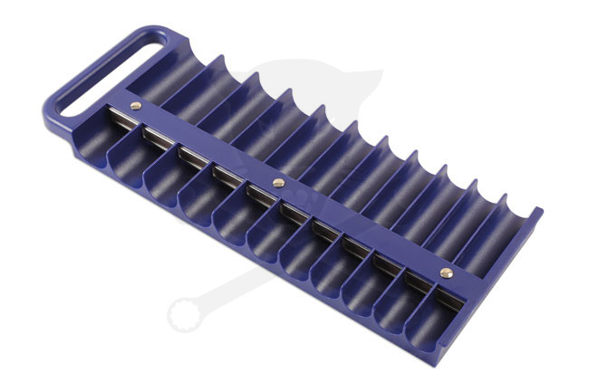 Dugókulcstartó mágneses tálca 1/2" - 22 db-os 420x160 mm