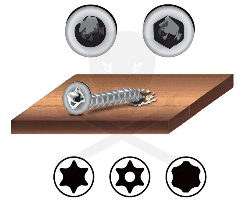 Csavarkiszedő készlet - sérült fejű Torx csavarokhoz 8r. Lok-Typ