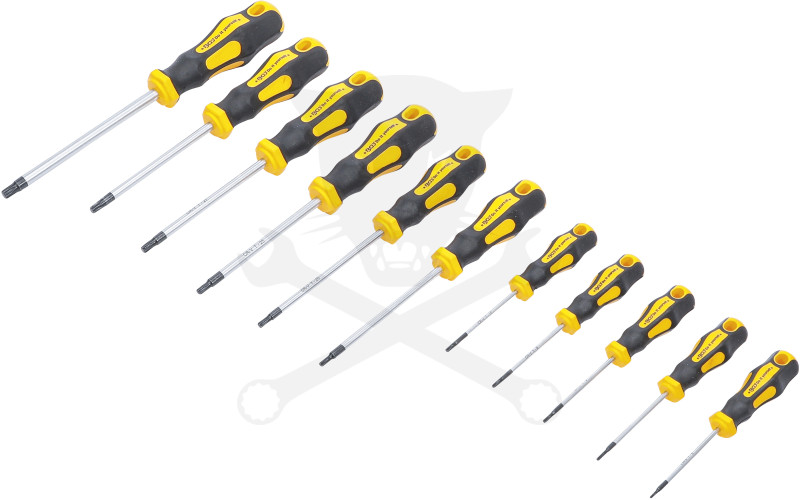 Csavarhúzó készlet Torx 9 db-os T6 - T40