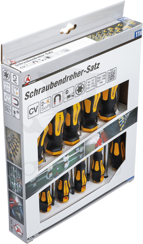 Csavarhúzó készlet Torx 11 db-os T6 - T40