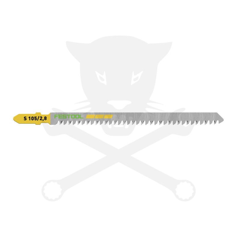 Fűrészlap dekopírfűrészhez, fára 105 mm S 105/2,8/5 - 5db - Festool