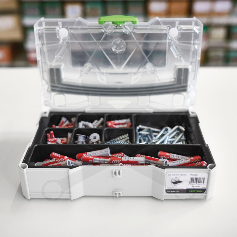 Systainer - Szerszámtartó üres koffer átlát. T-LOC SYS-MINI 1 TL TRA UNI