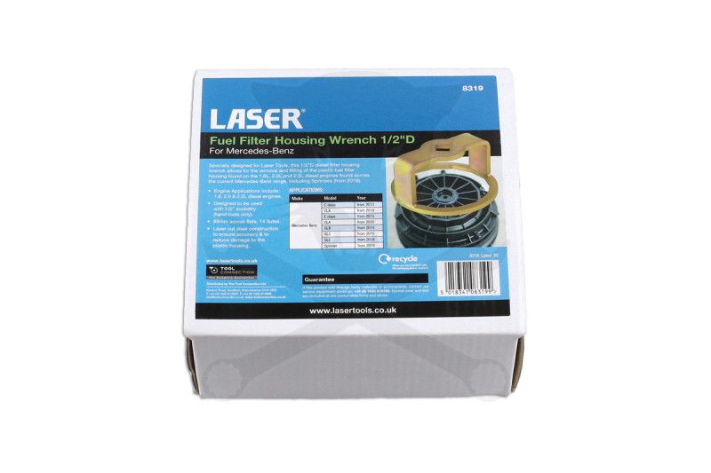 Üzemanyagszűrő kulcs 85 mm x 14 lap - Mercedes-Benz 1.6-2.0-2.2 Dízel